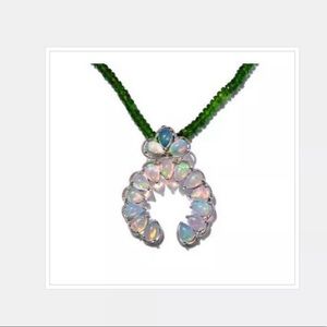 Ethiopian Opal Enhancer with Chrome Diopside